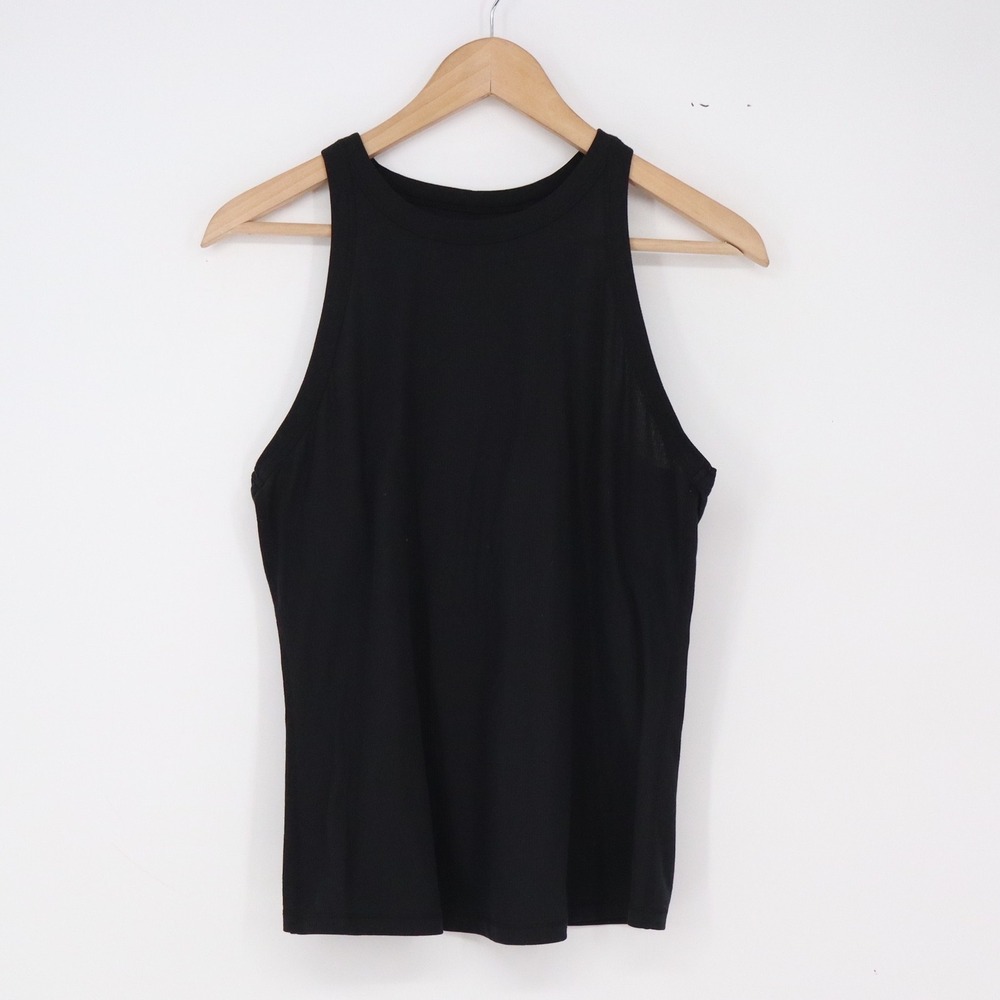 All In Motion Tank Top Womens XL Black High Neck Racerback Excellent